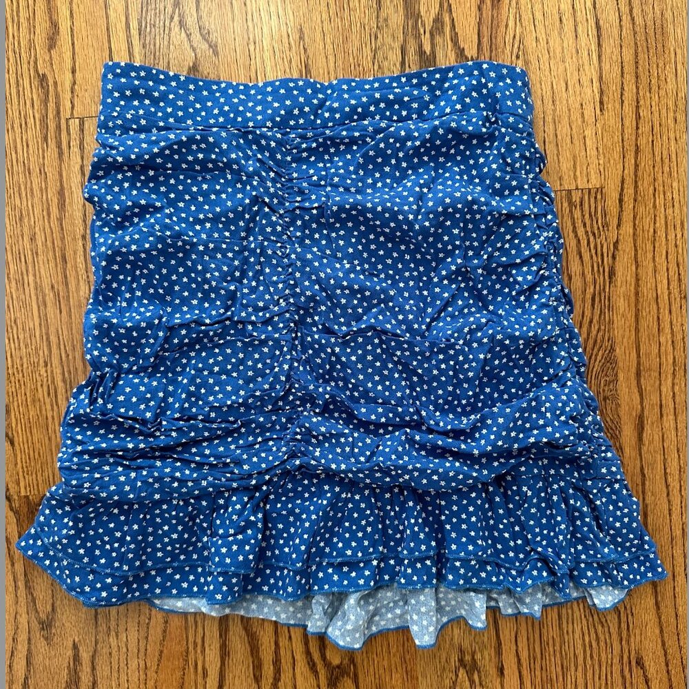PacSun LA Hearts Blue Skirt (size small)